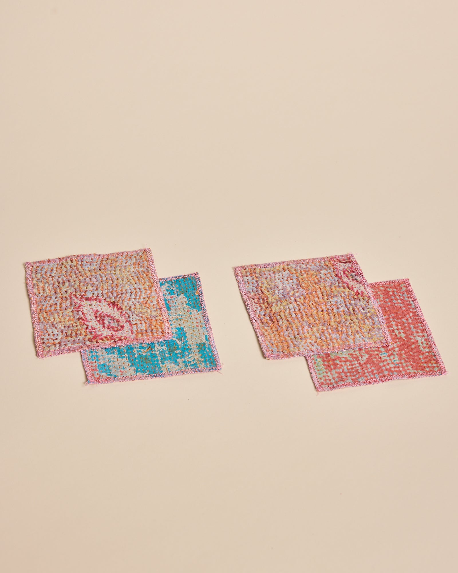 Kantha Glass Coaster