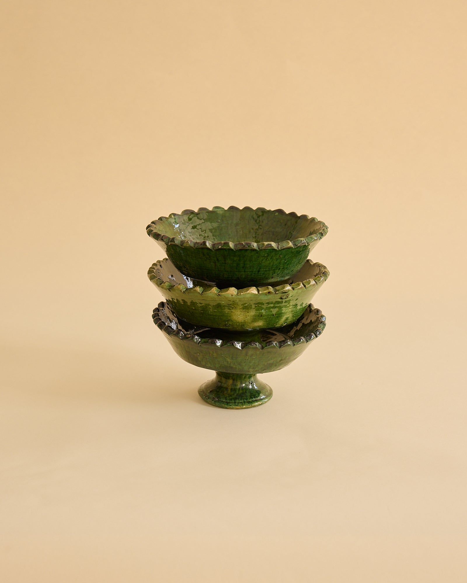 Tamegroute Scalloped Bowl