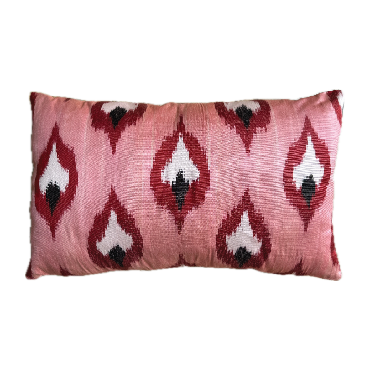 Transparent Pink Ikat Pillow ETHNIC BOHO IKAT